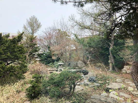 2階の日本庭園